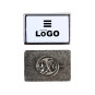 Pin's rectangulaire Argent - 24x18mm - personnalisable en ligne Pin's rectangulaire Argent - 24x18mm - personnalisable en ligne