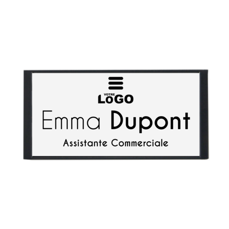 Grand Badge magnétique nominatif - personnalisable