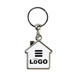 Porte-clé HOME personnalisable en France dans notre atelier