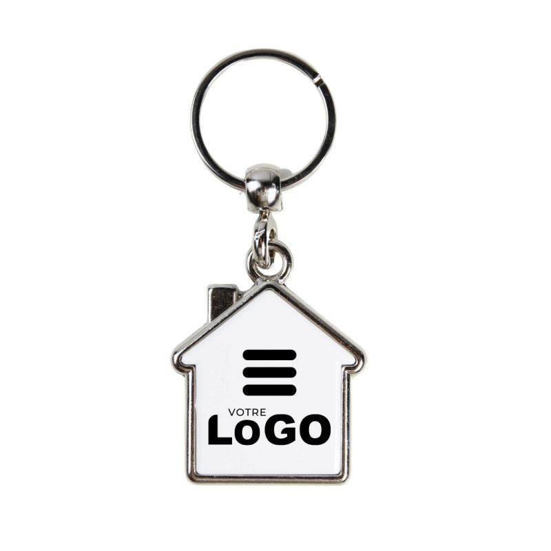 Porte-clé HOME personnalisable en France dans notre atelier