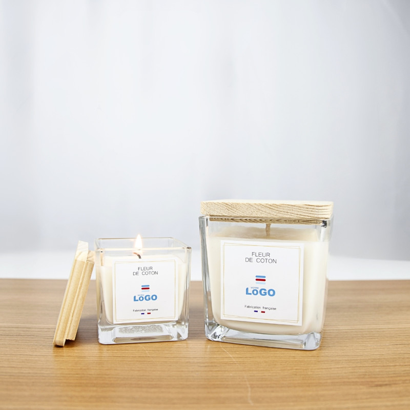 Bougie parfumée 80g - Imprimée en France - personnalisable -  Made in France