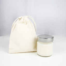 Bougie parfumée 135g - Imprimée en France - personnalisable - Avec pochon en coton réutilisable
