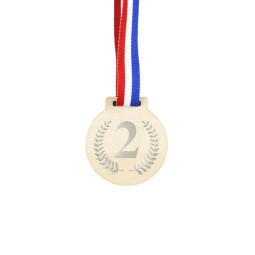 Médaille en bois 50 mm - Made in France