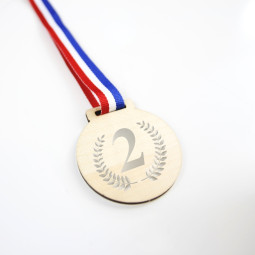 Médaille en bois 50 mm - à personnaliser