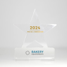 Trophée en plexiglas ETOILE