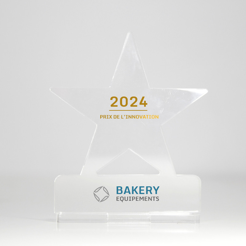 Trophée en plexiglas ETOILE