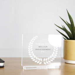 Trophée en plexiglas RECTANGLE
