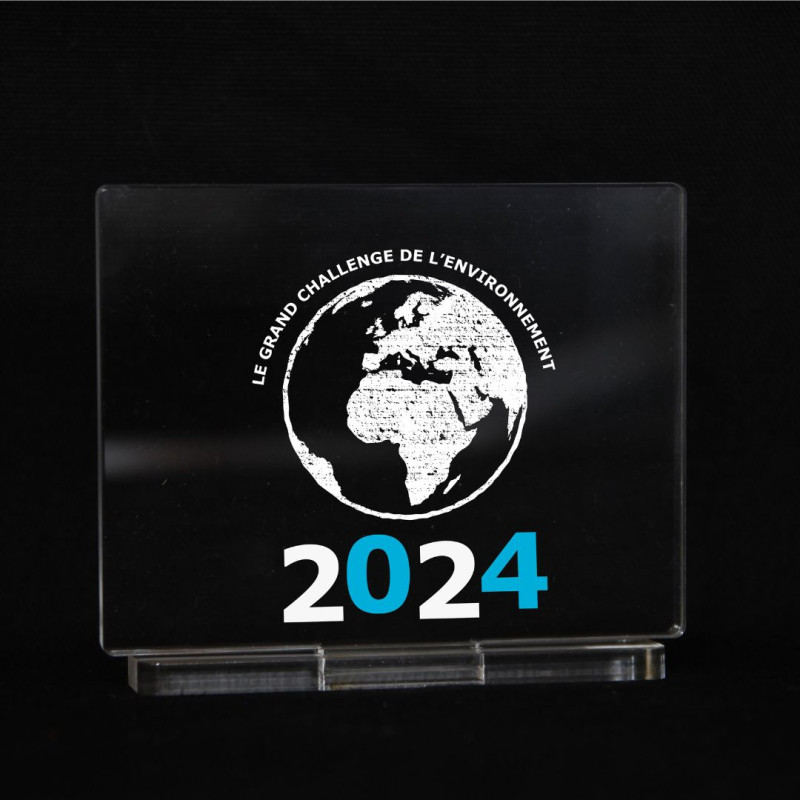 Trophée en plexiglas RECTANGLE - made in france