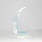 Trophée en plexiglas VIRGULE