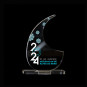 Trophée en plexiglas VIRGULE - made in france
