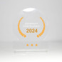 Trophée en plexiglas ROND