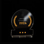 Trophée en plexiglas ROND - made in france