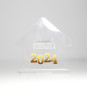 Trophée en plexiglas MAISON