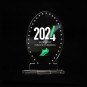 Trophée en plexiglas OVAL - made in france