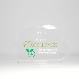 Trophée en plexiglas NUAGE