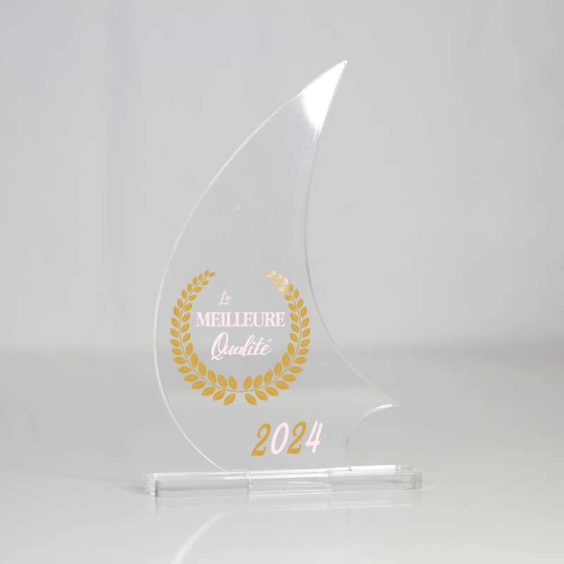 Trophée en plexiglas VOILE