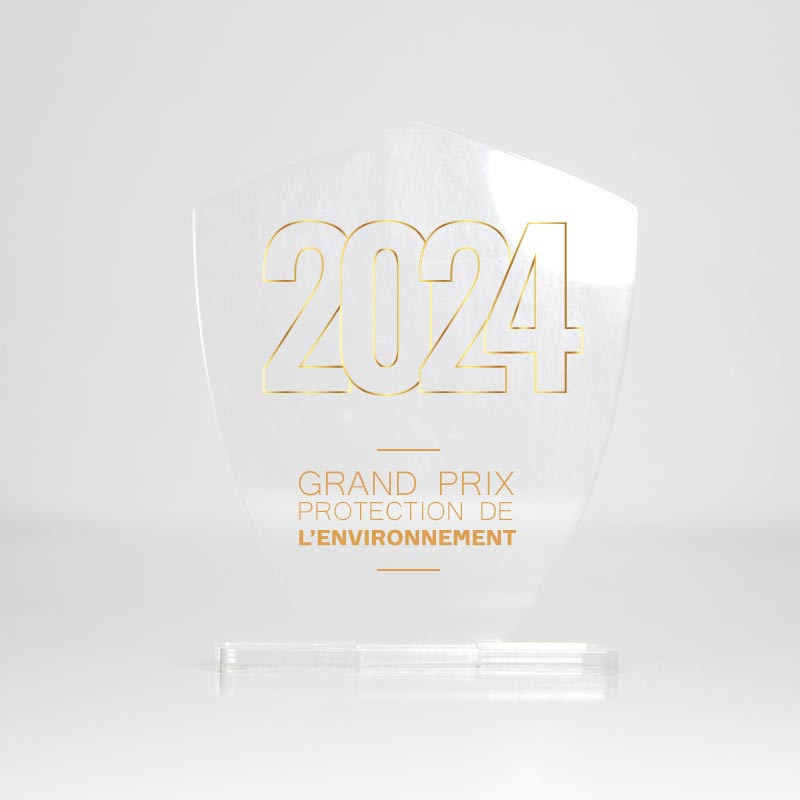 Trophée en plexiglas BLASON