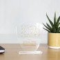 Trophée en plexiglas BLASON - personnalisable