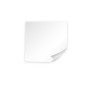 Sticker MAT repositionnable CARRE blanc (INT/EXT)